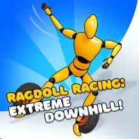 Play Ragdoll Racing: Extreme Downhill now!
